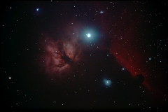 Flame and Horsehead Nov14 Colour Corrected L Hanna